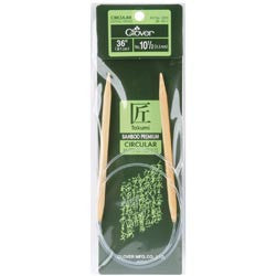 Bamboo Circular Knitting Needles 36in Size 10 5 6 5mm