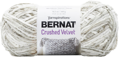 Bernat Crushed Velvet Yarn White