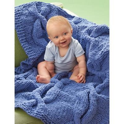Bernat Baby Blanket Coziest Cable Blanket Knitting Warehouse