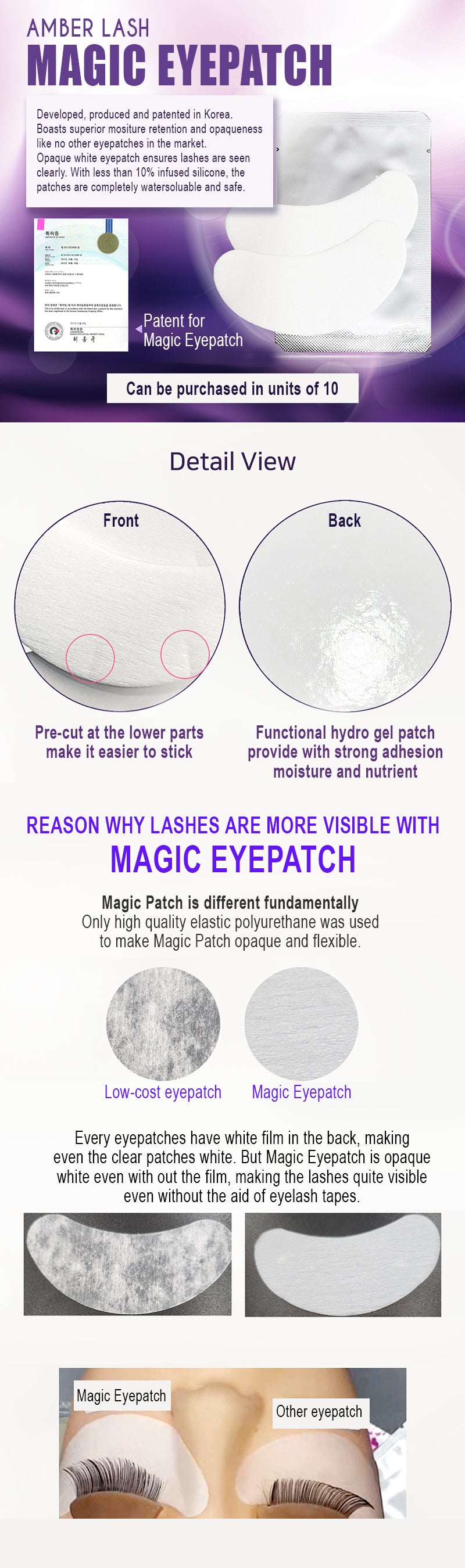 Amber Lash Magic Eyepatch