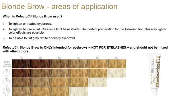 refectocil blonde brow