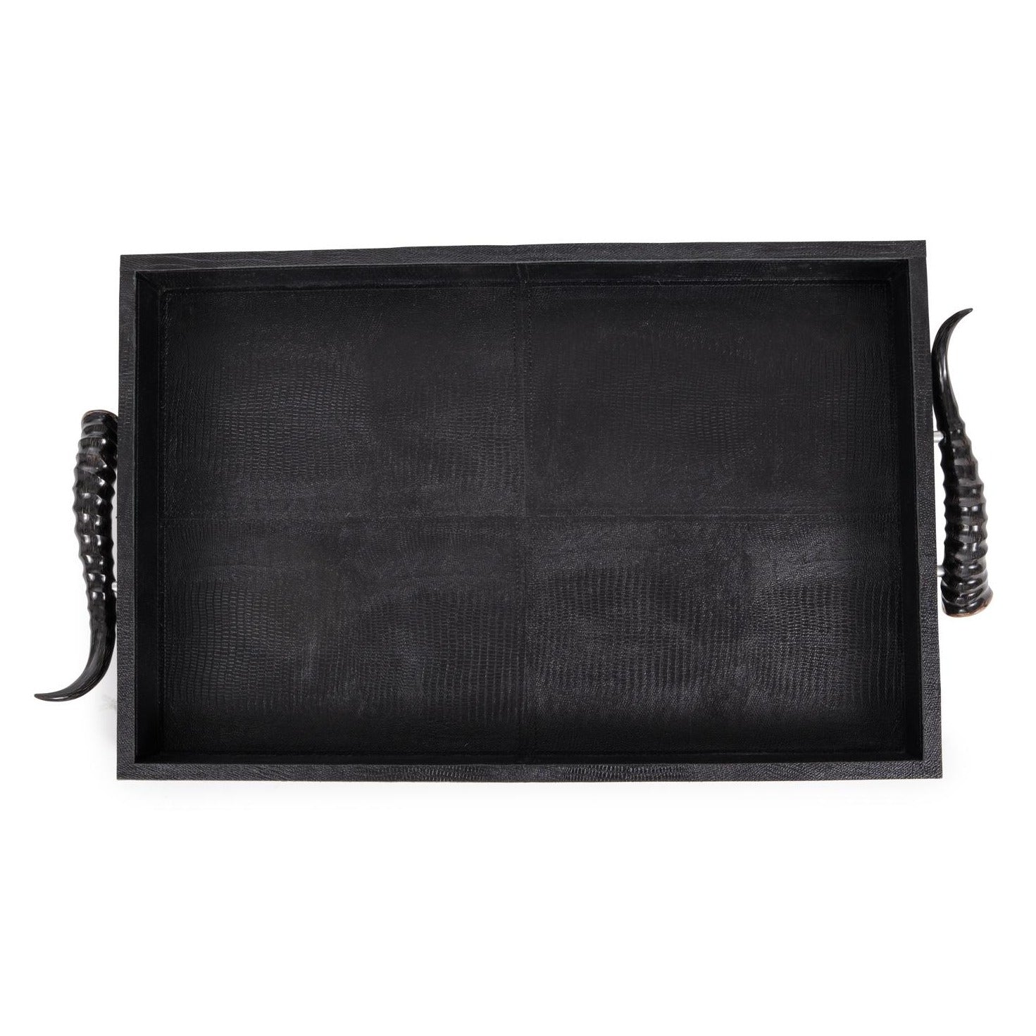 Note Paper Holder - Ostrich Leather - Black