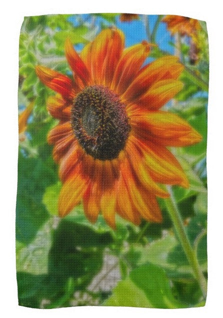 sunflower kitchen towels