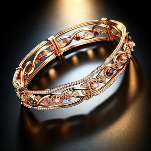 A stunning bracelet featuring a sophisticated design, ideal for a high-end jewelry collection.