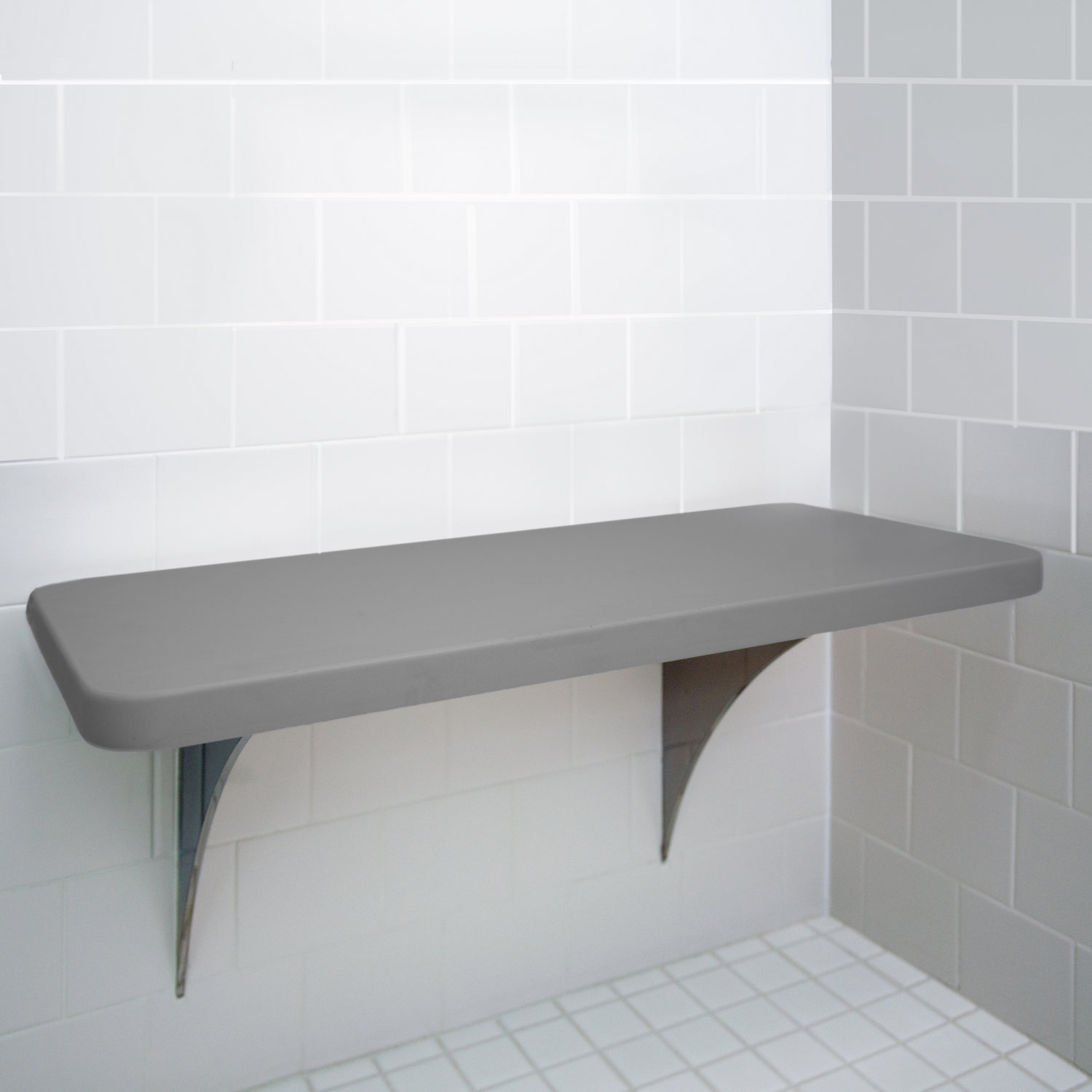 Quartz Benchtop – Hollspa Floating Shower Bench