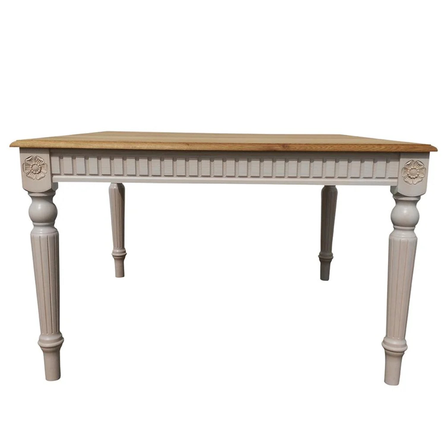 Maxima House Solid Wood Dining Table Badi Square