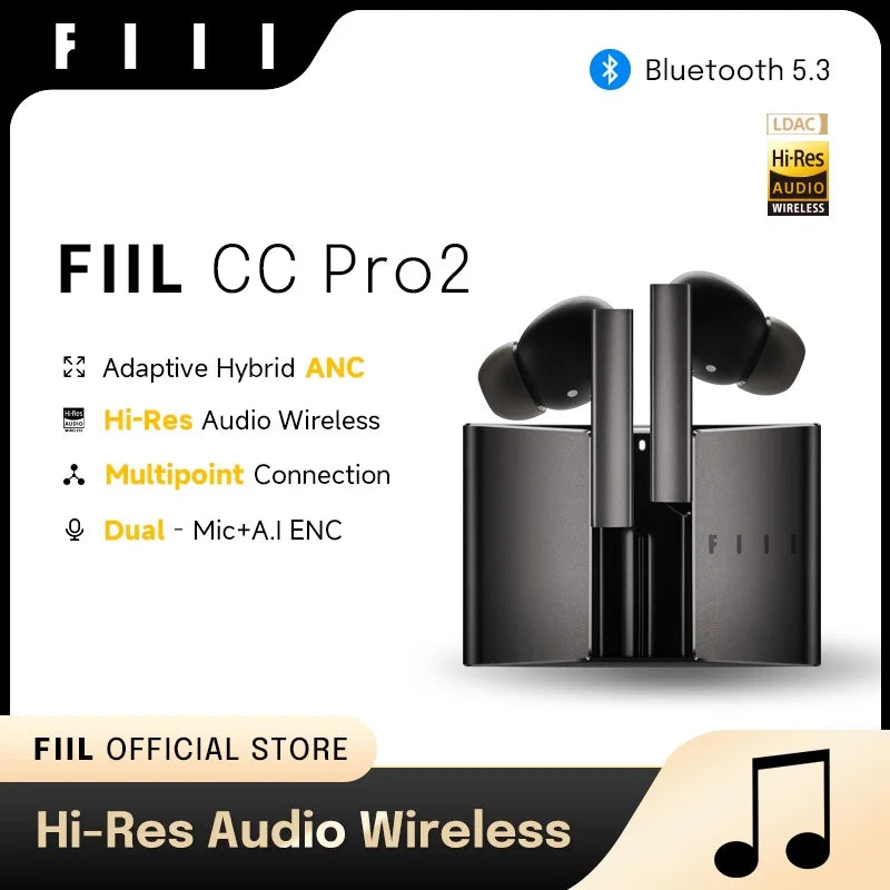 Global Pro 2 Wireless Earbuds, Noise Cancelling Playtime