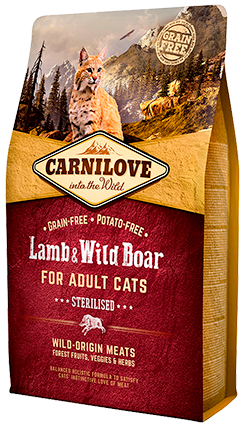 Carnilove Cat – Lamb \u0026 Wild Boar 