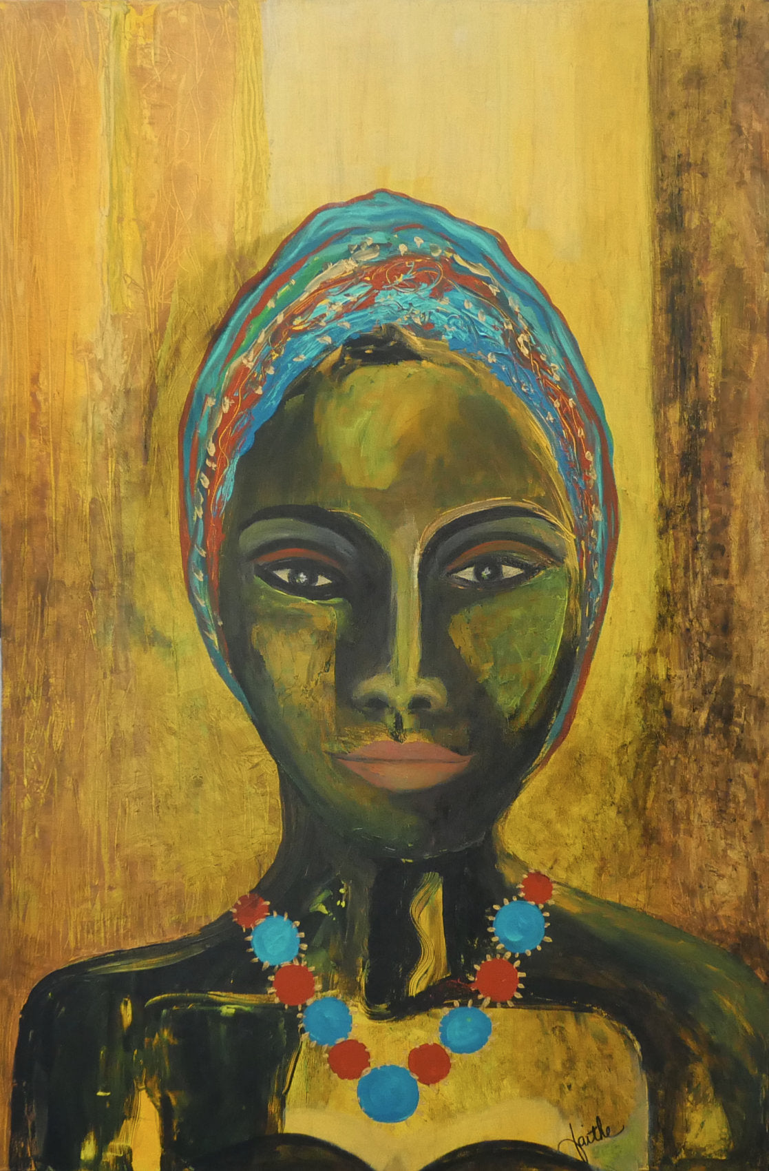 Faithe Norrell Title: Golden Lady | Crossroads Art Center