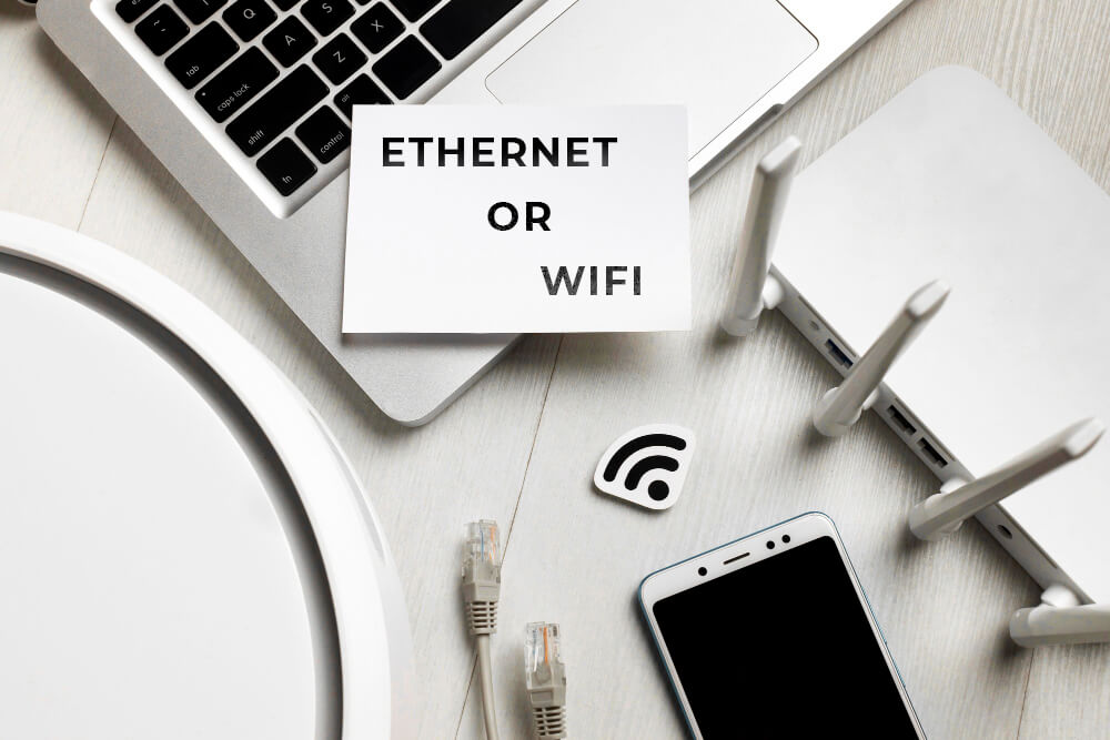 Ethernet or wifi connection