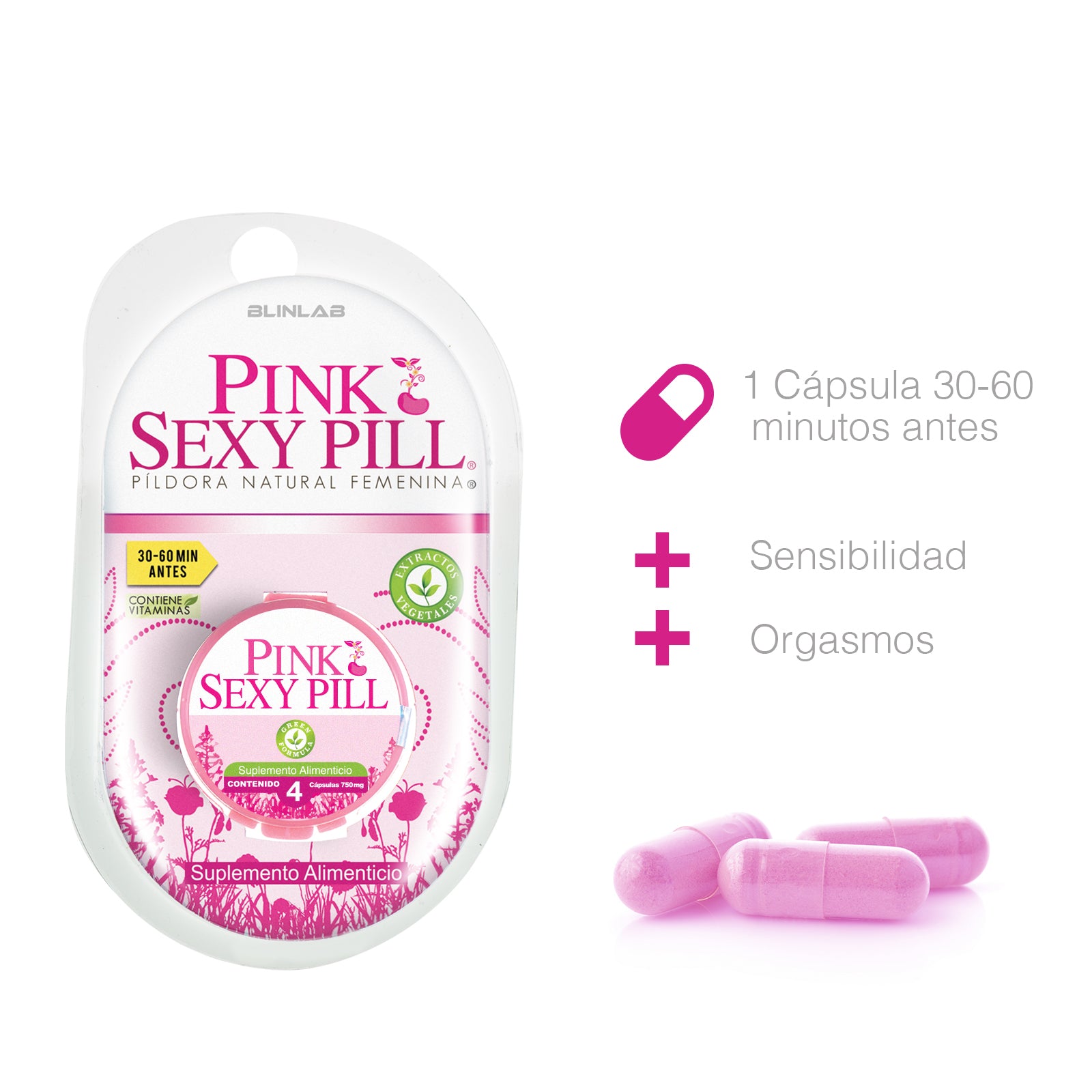 Inicio Pink Sex Pill 4 Cápsulas Afrod 6349