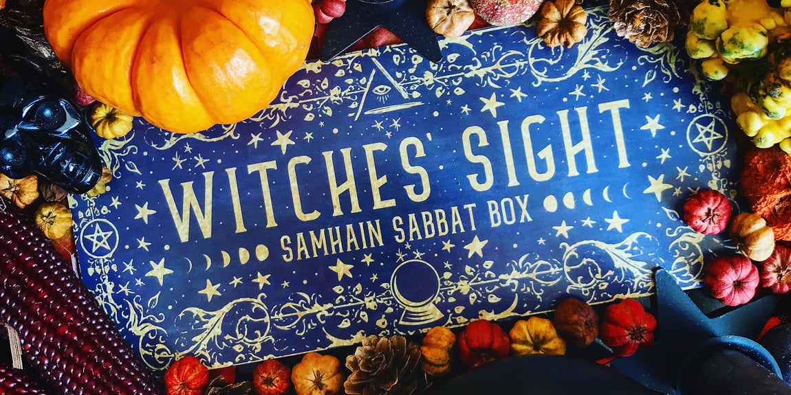 2018 Samhain Sabbat Box - Witches' Sight Sabbat Box Theme - Wiccan Ritual Supplies Pagan Supplies Witch Subscription Box