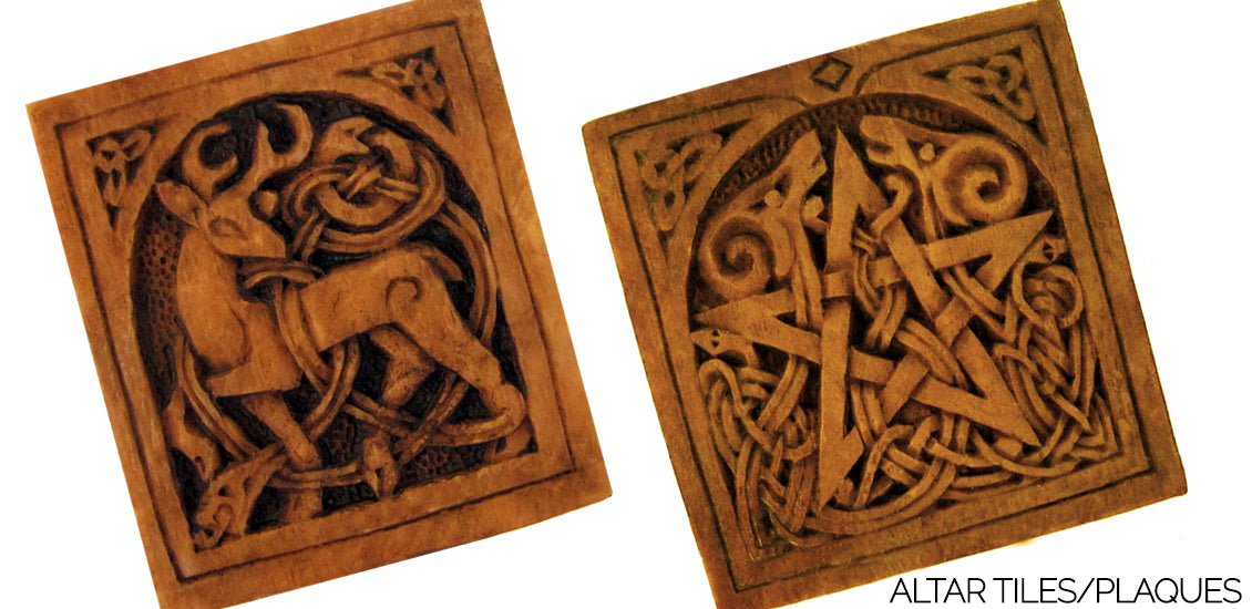 Pagan Pentacle Plaques by Moonlight Mysteries - Dryad Design Paul Borda - Sabbat Box