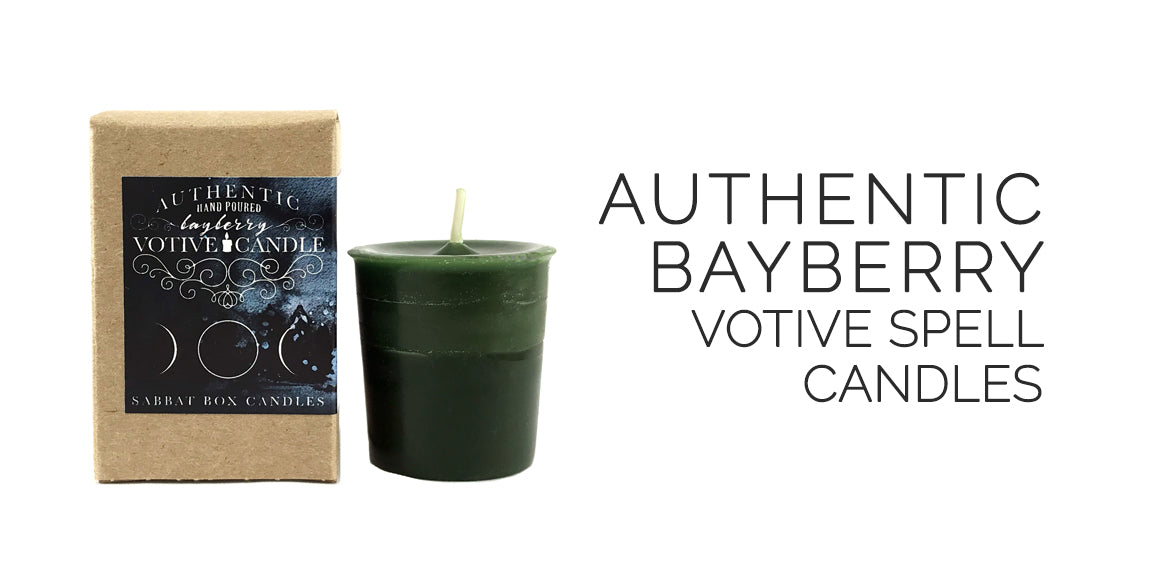 Bayberry Spell Candles By Sabbat Box - Authentic Bayberry Candles