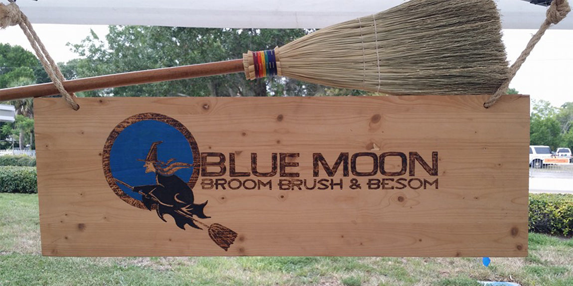Blue Moon Broom Brush and Besom
