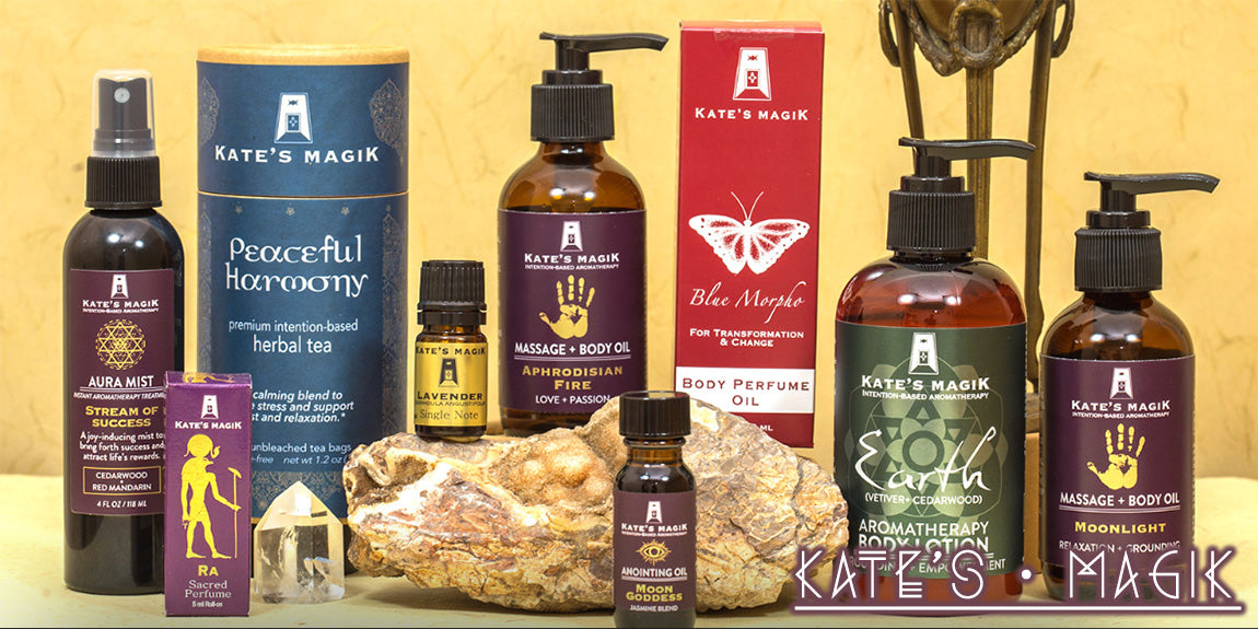 Kate's Magik Reiki Charged Intention Based Aromatherapy Products 