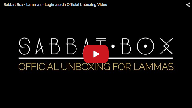 Sabbat Box Lammas Box Lughnasadh Box Unboxing Video