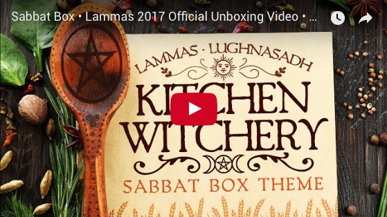 2017 Lammas Sabbat Box - Kitchen Witchery Unboxing Video