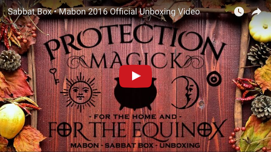 2016 Mabon Sabbat Box Unboxing Video