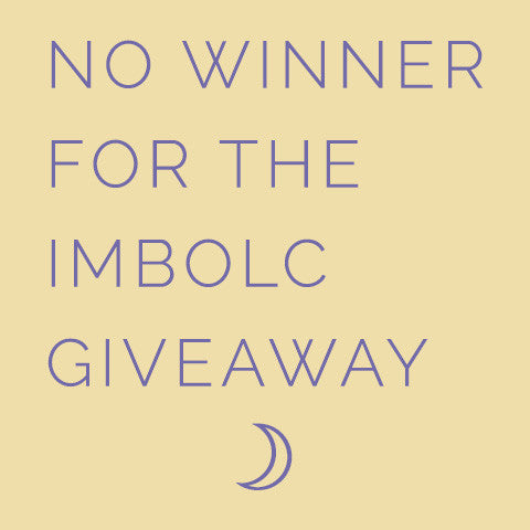 No Winner for the Imbolc Super Sabbat Giveaway for 2017