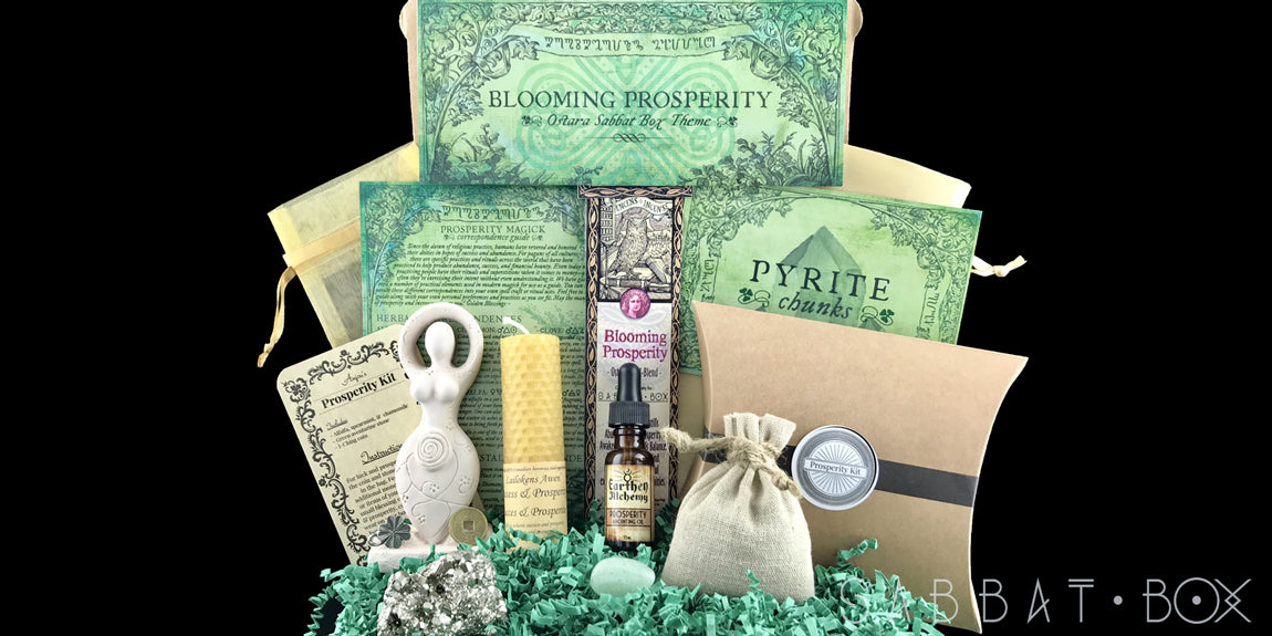 2019 Ostara Sabbat Box - Blooming Prosperity  Witch Subscription Box Wiccan Subscription Box Pagan Subscription Box