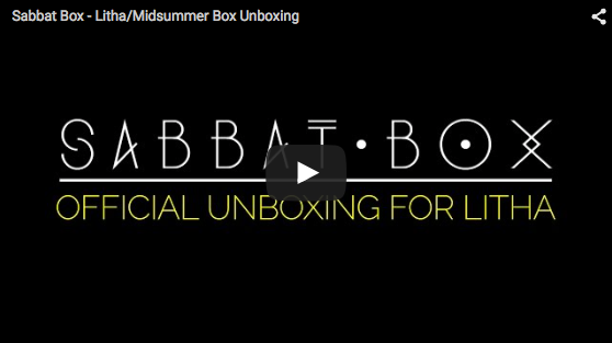 Official Sabbat Box Unboxing Video Litha/Midsummer