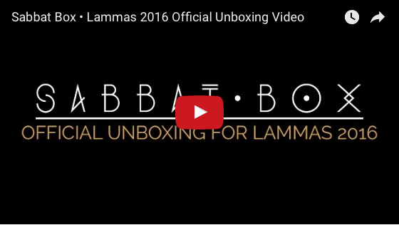 2016 Lammas Sabbat Box Unboxing Video