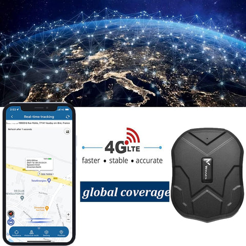 WINNES GPS Tracker 4G TK905, Built in 5000mAh Rechargeable Battery 40