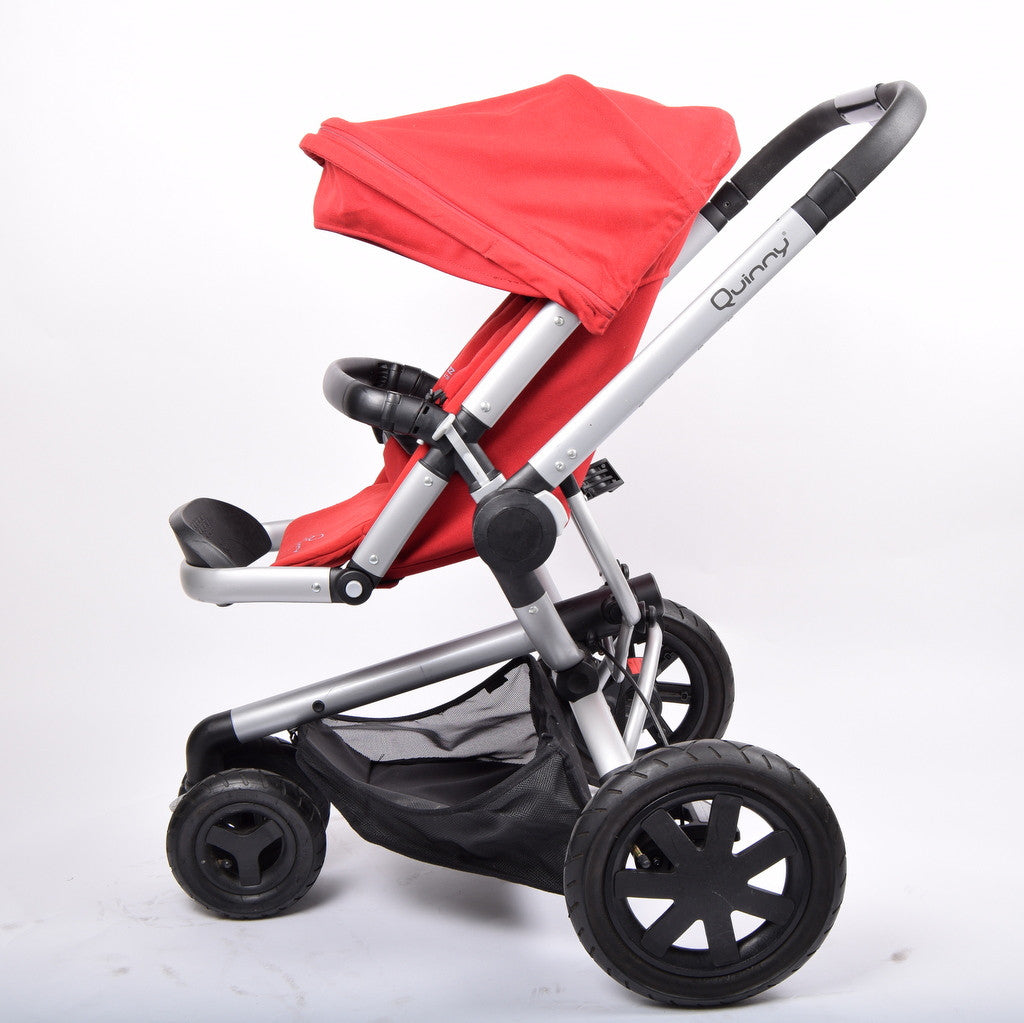 red quinny pram