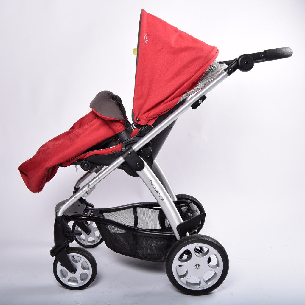 mamas and papas red stroller