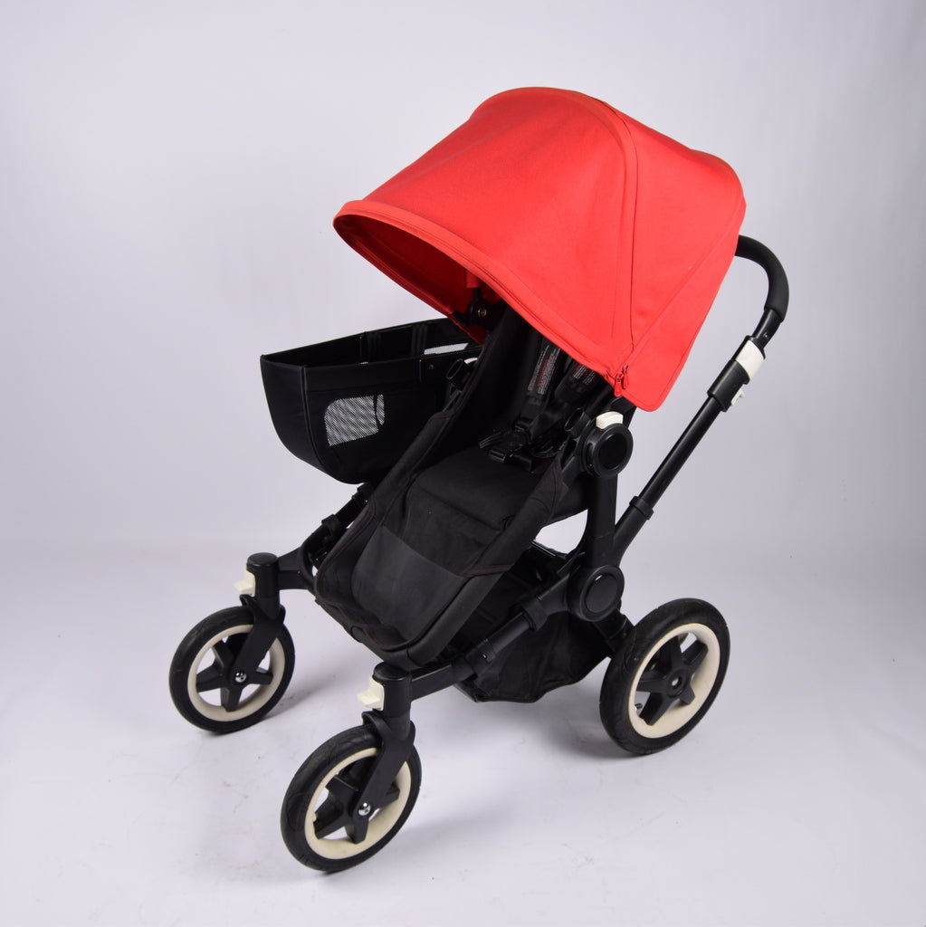 bugaboo donkey twin black