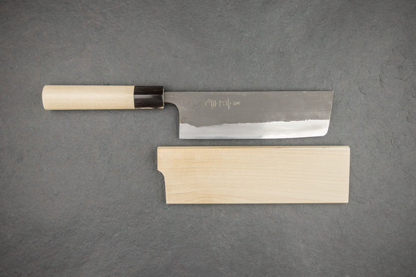 Japanese vegetable knife  Kurouchi Nakkiri knife 120mm, 150mm