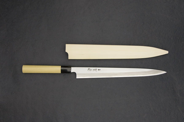 Japanese Ajikiri Knife for Small Fish- Miura - Blue2 - Black finish