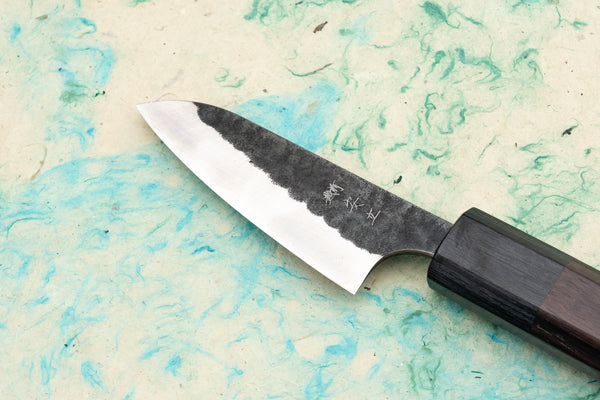 Small Kitchen Petty Knife by Seki Tsubagura - Kimura Knives (120mm blade) -  JAPAN EXPRESS