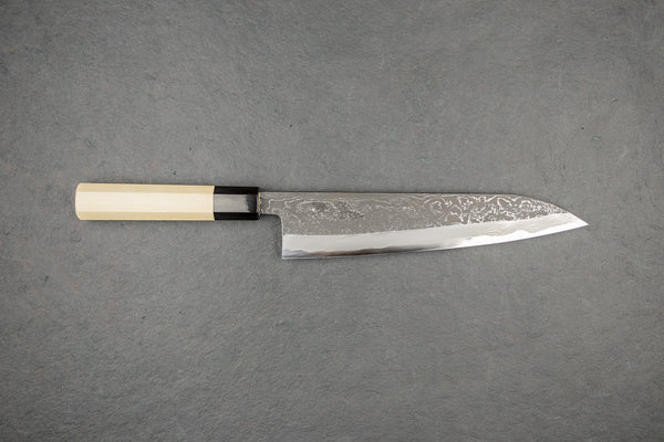 Tsukasa Gyuto Shirogami #2 Oak 135mm (5.3) – SharpEdge