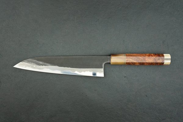 Tsukasa Gyuto Shirogami #2 Oak 135mm (5.3) – SharpEdge