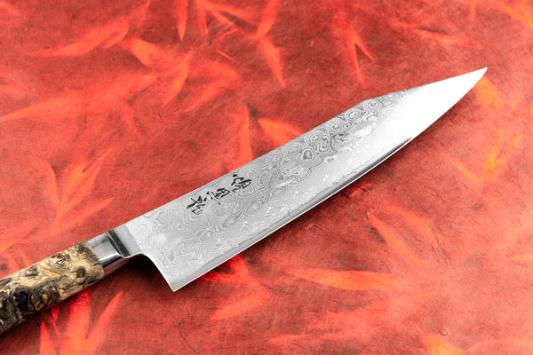 Santoku Japanese kitchen knife Ryusen Hamono Prever PV-103 17cm