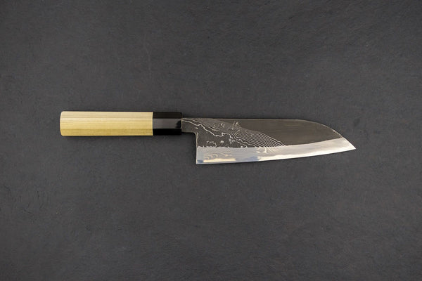 Tsukasa Gyuto Shirogami #2 Oak 135mm (5.3) – SharpEdge