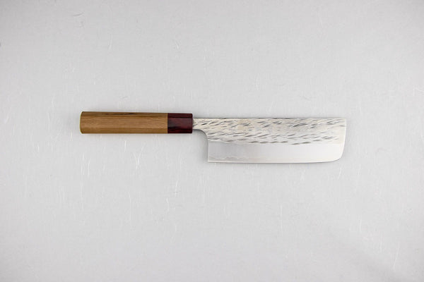 Misen Short Professional Chef's Knife, 6 in Japanese Steel Plain Blade -  Grey