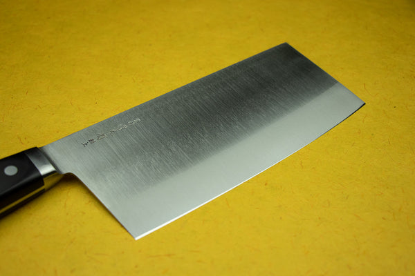 Tacoma Stainless Steel & Black Ash Effect Chinese Chef's Knife 17cm