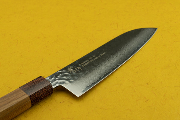 Sakai Takayuki 33-Layer VG10 Damascus Hammered WA Japanese Chef's Knife SET  (Gyuto210-Slicer-Nakiri-Petty150-Kengata Santoku)