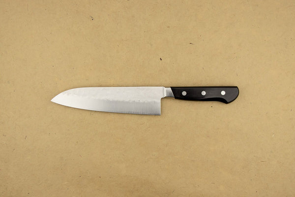 Couteau artisanal Japonais Takeshi Saji - Santoku VG10 16,5 cm