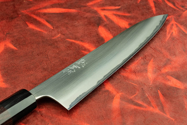 HONMAMON MOTOKANE Sashimi Knife Shirogami Steel NO.2, 210mm~300mm with Wooden Case 240mm