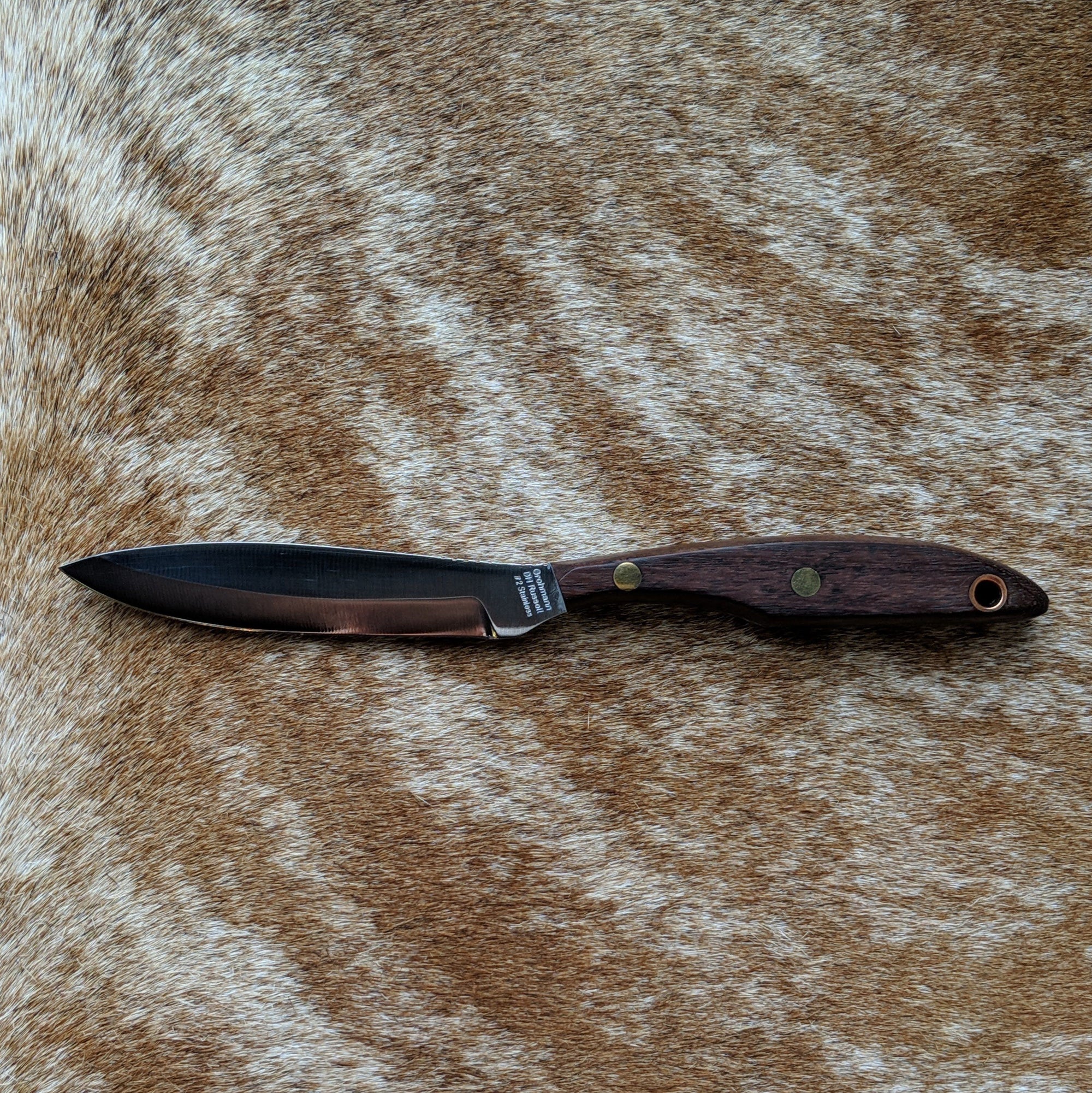 Grohmann D.H. Russell Belt Knife with Stag Horn Handle from Grohmann