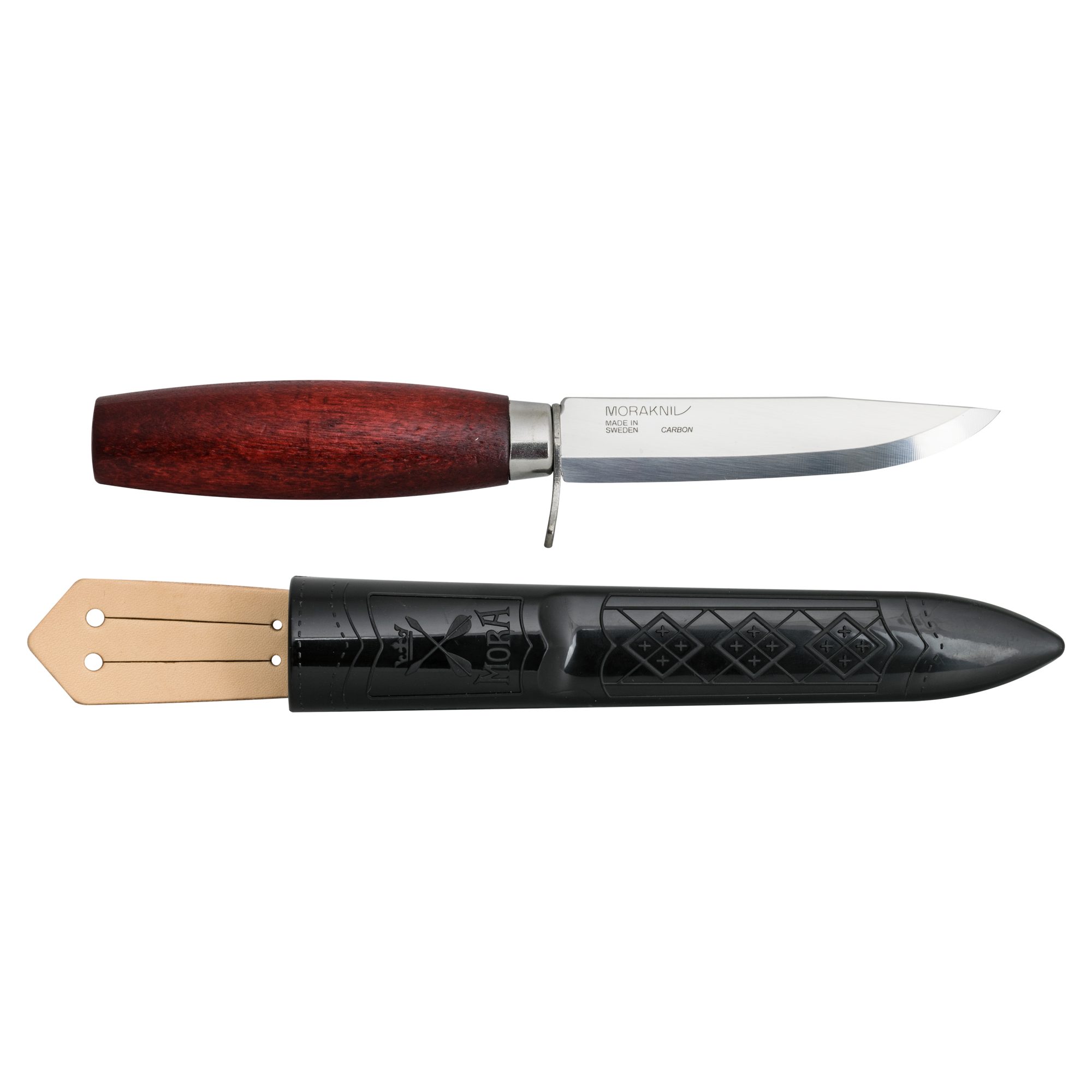 Morakniv Mora of Sweden Blue Companion Knife 4 Stainless Steel Blade,  Rubber Handle, Polymer Sheath - KnifeCenter - M-12159
