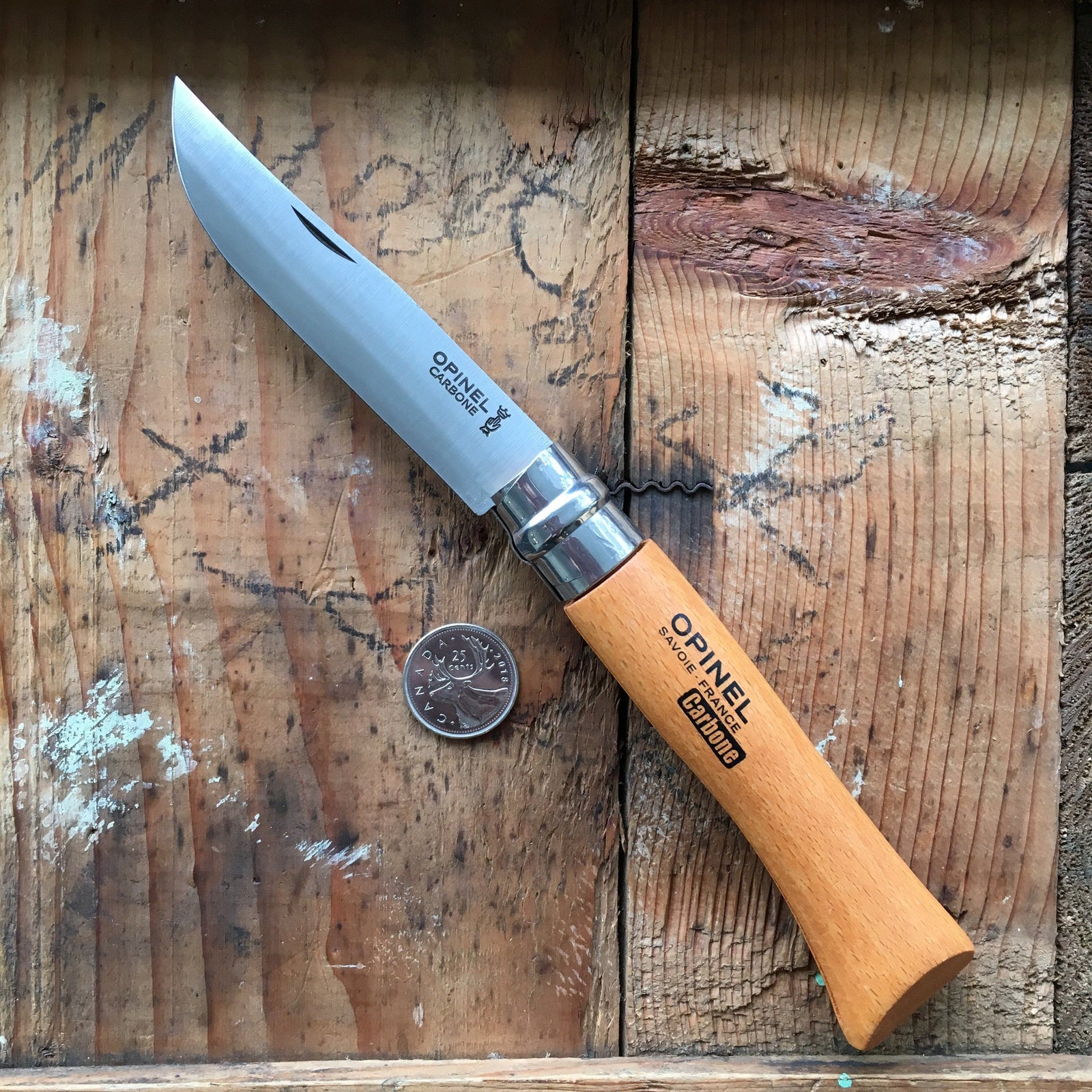 Opinel Carbon No.08 Folding Knife from Opinel