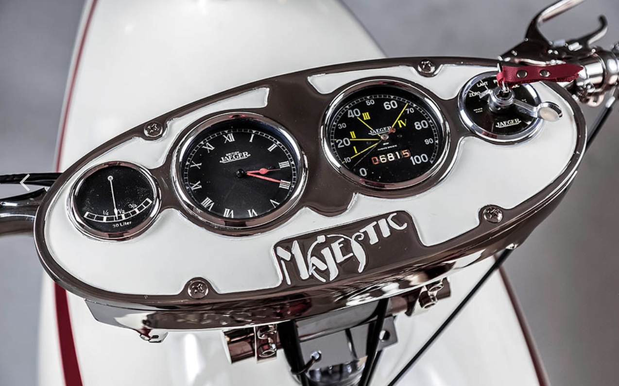 1929 Restored Majestic Motorcycle dashboard