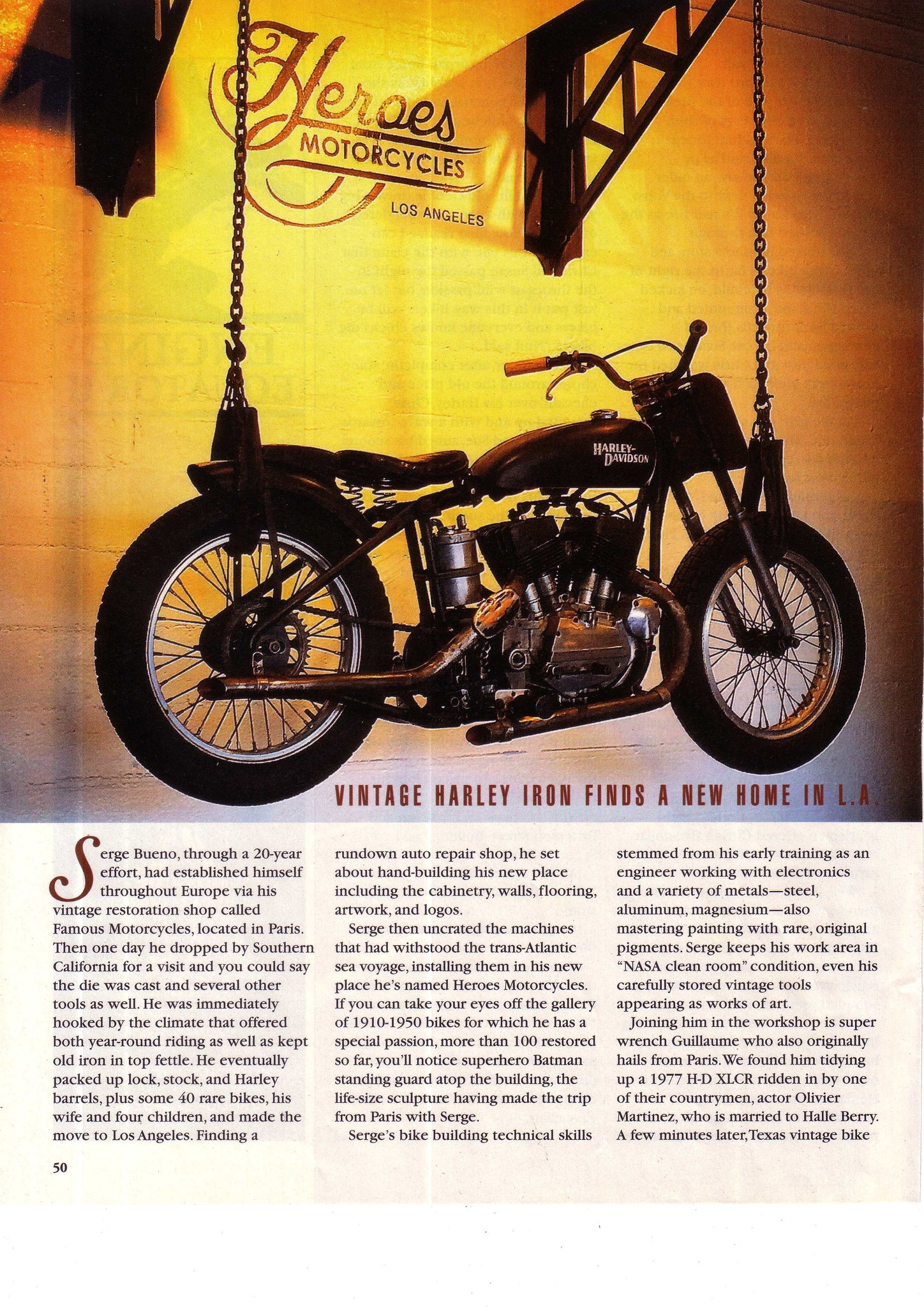 Los Angeles based motorcycle store specializing in restoring and selling vintage motorbikes.