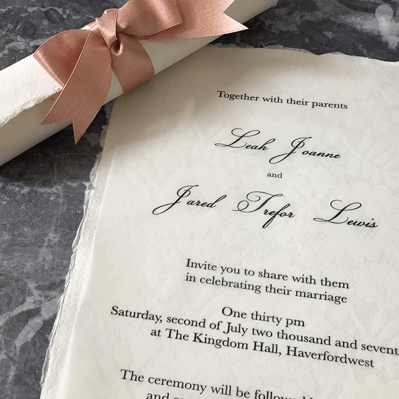 How To Make Easy Scroll Invitations - Imagine DIY