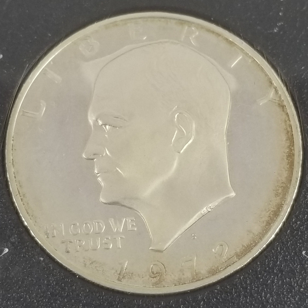 1972 40% silver ike dollar value